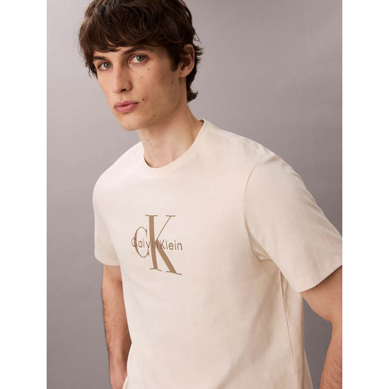 Calvin Klein Ανδρική κοντομάνικη μπλούζα Monogram Logo Tee